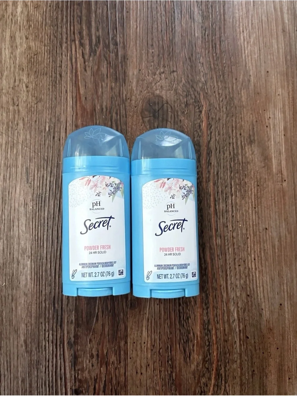 2 Powder Fresh Antiperspirant Deodorant Stick - Blue